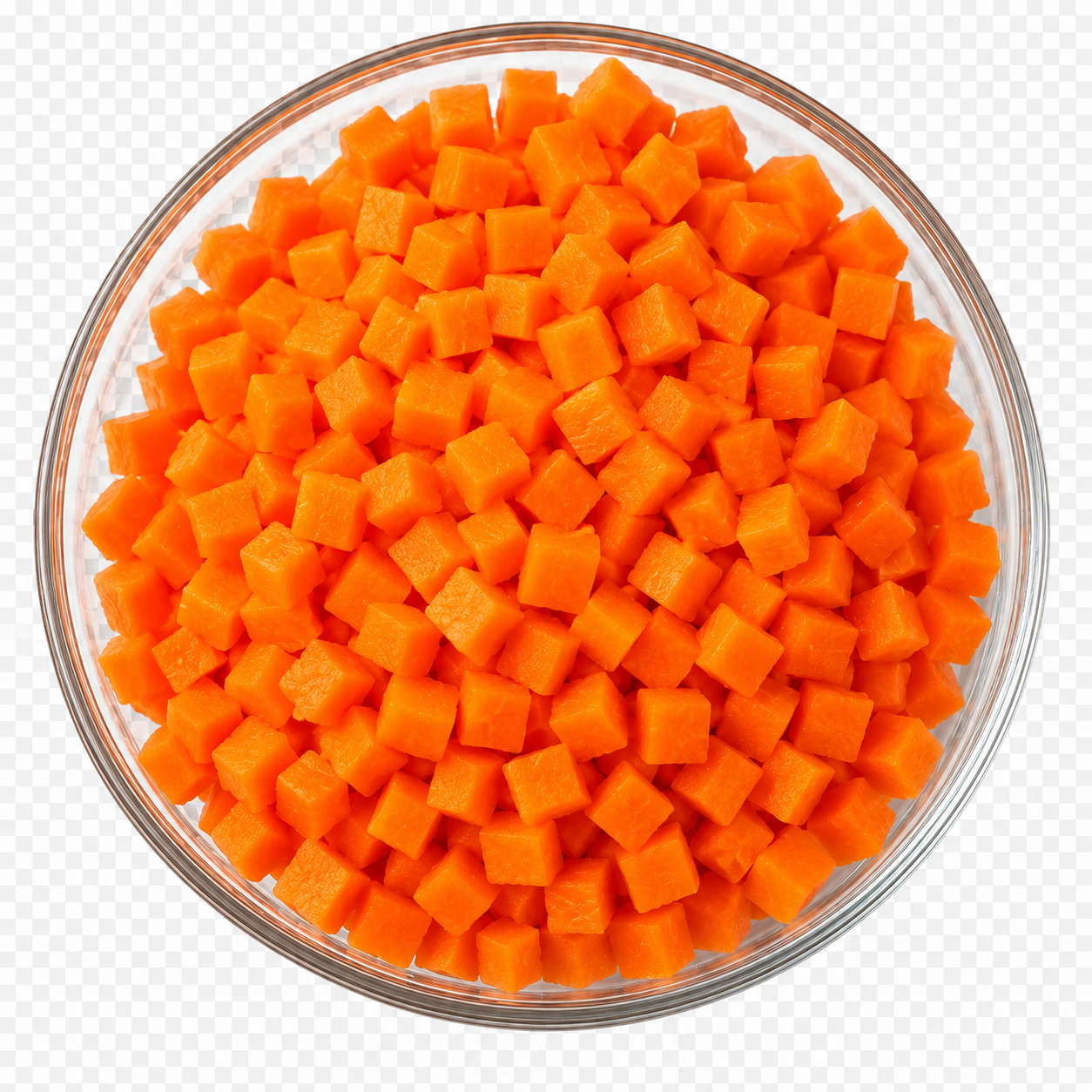 Diced carrots